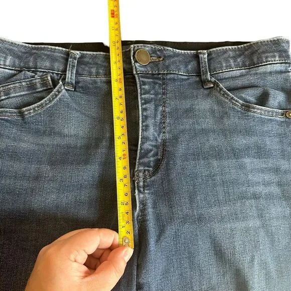 Democracy "Ab"solution Ab Technology Mid Wash‎ Skinny Jeans Womens 8 - Picture 4 of 5